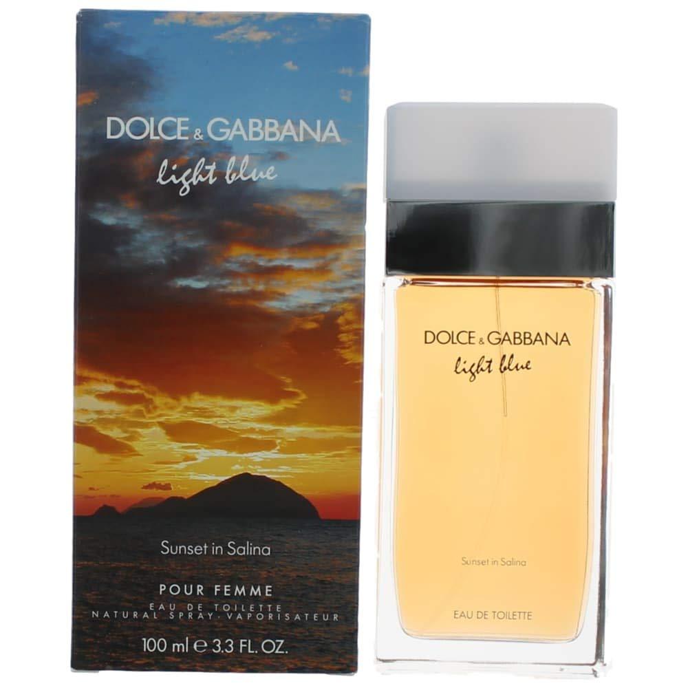 Dolce & Gabbana Light Blue Sunset In Salina by Dolce & Gabbana Women 3.3 oz Eau de Toilette Spray | FragranceBaba.com