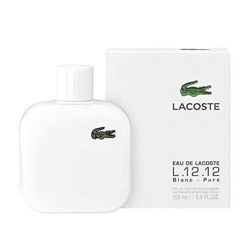 Eau de Lacoste Blanc L.12.12 by Lacoste Men 3.4 oz Eau de Toilette Spray | FragranceBaba.com