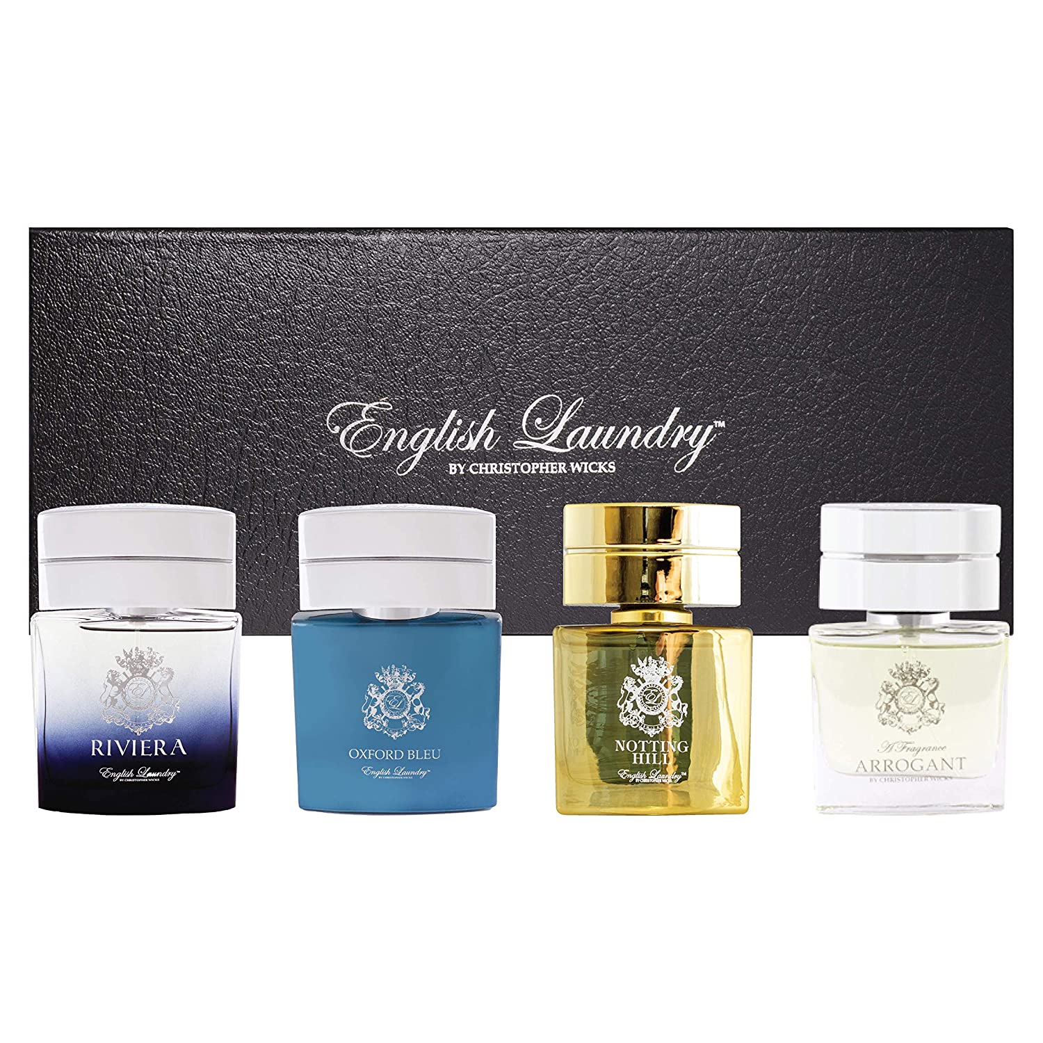 English Laundry 4 Pc Gift Set (4 x 20 ml Eau de Toilette Sprays) for Men