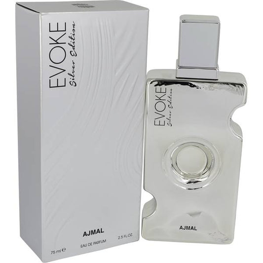 Ajmal Evoke Silver 2.5 oz Eau de Parfum Spray for Men