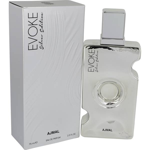Ajmal Evoke Silver by Ajmal Men 2.5 oz Eau de Parfum Spray | FragranceBaba.com