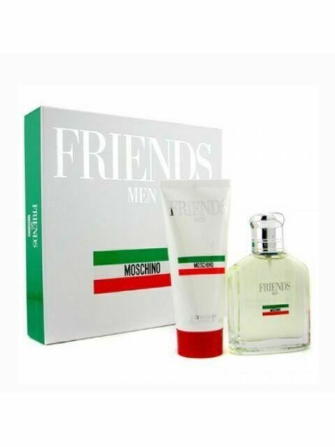 Moschino Friends 2 Pc Gift Set (2.5 oz Eau de Toilette Spray + 3.4 oz Shower Gel) for Men