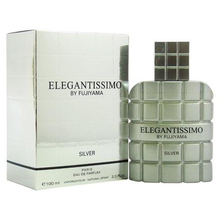 Fujiyama Elegantissimo Silver by Fujiyama Women 3.3 oz Eau de Parfum Spray | FragranceBaba.com