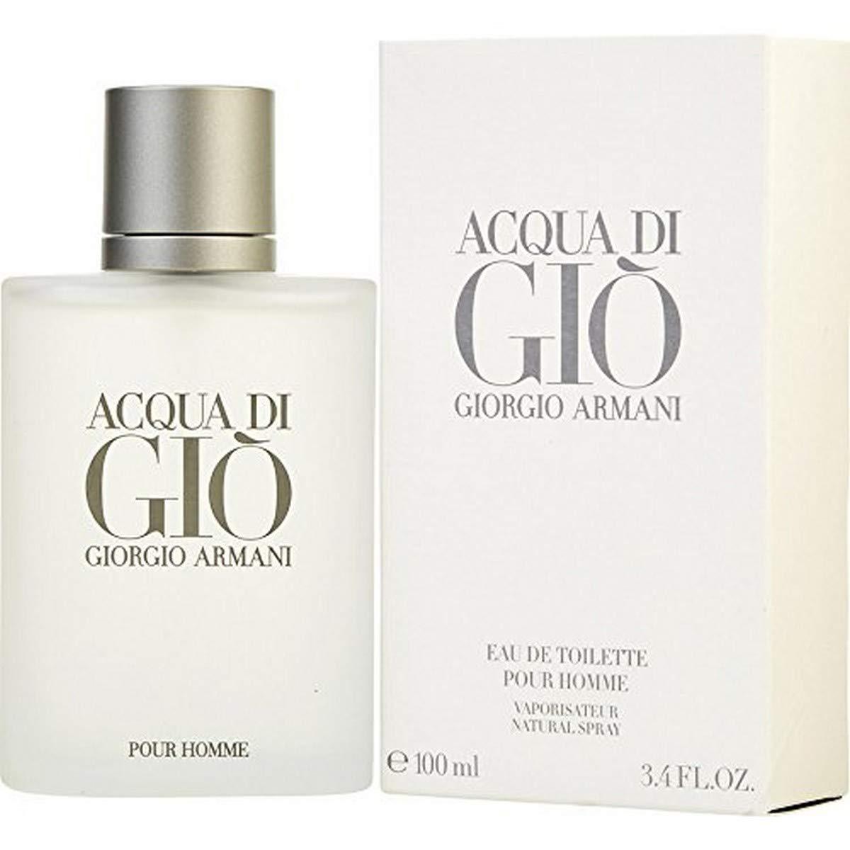 Giorgio Armani Acqua Di Gio by Giorgio Armani Men 3.4 oz Eau de Toilette Spray | FragranceBaba.com