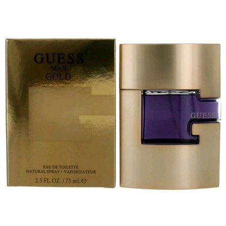 Guess Gold by Guess Men 2.5 oz Eau de Toilette Spray | FragranceBaba.com