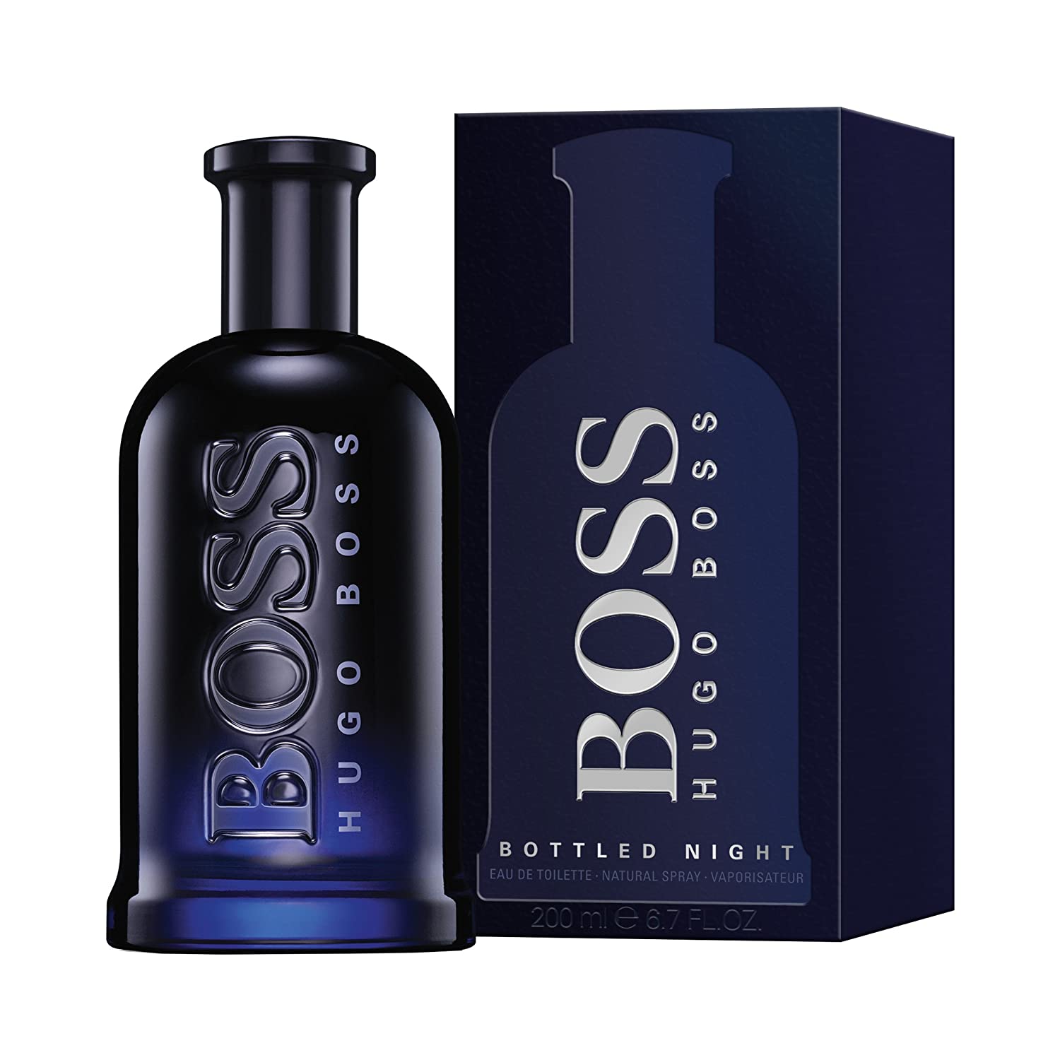 Hugo Boss Bottled Night by Hugo Boss Men 6.7 oz Eau de Toilette Spray | FragranceBaba.com