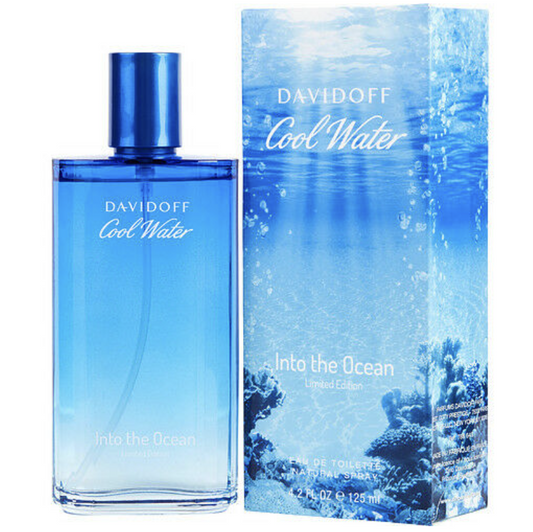 Davidoff Cool Water Into the Ocean 4.2 oz Eau de Toilette Spray for Men