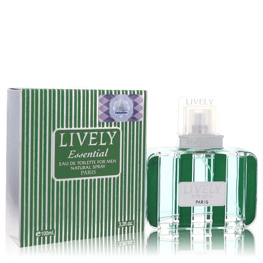 Parfums Lively Essential 3.3 oz Eau de Toilette Spray for Men