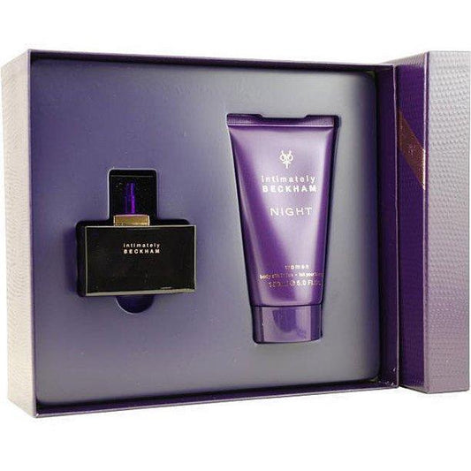David Beckham Intimately Night 2 Pc Gift Set (2.5 oz Eau de Toilette Spray + 5 oz Lotion) for Women
