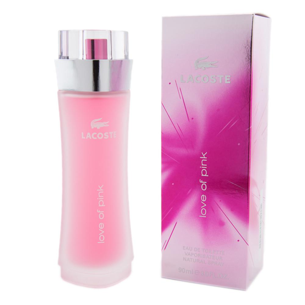 Lacoste Love of Pink 3 oz Eau de Toilette Spray for Women