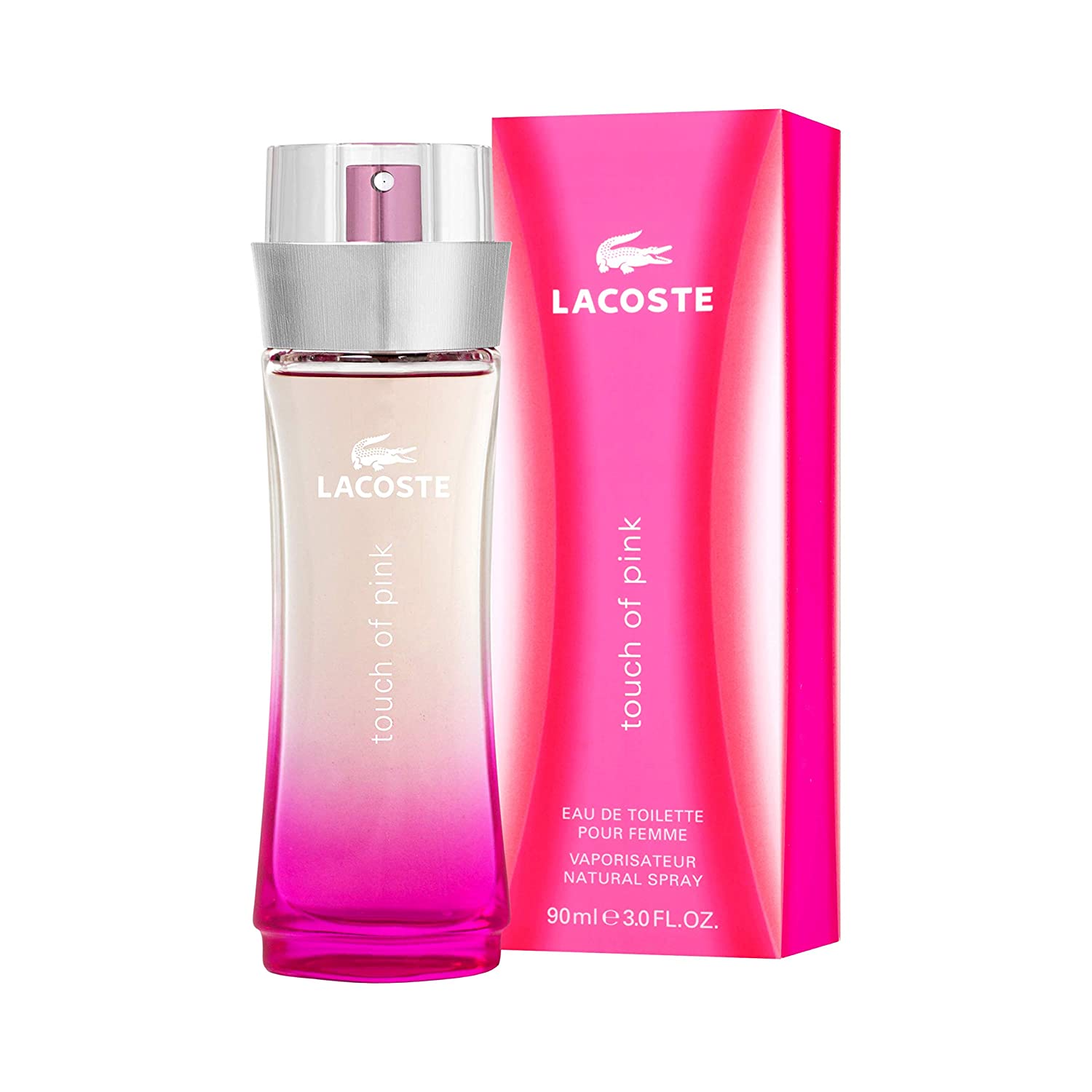 Lacoste Touch of Pink by Lacoste Women 3 oz Eau de Toilette Spray | FragranceBaba.com