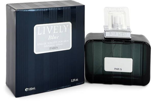 Parfums Lively Blue by Parfums Lively Men 3.4 oz Eau de Toilette Spray | FragranceBaba.com