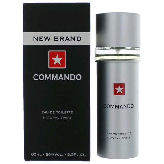 New Brand Commando by New Brand Perfumes Men 3.4 oz Eau de Toilette Spray | FragranceBaba.com