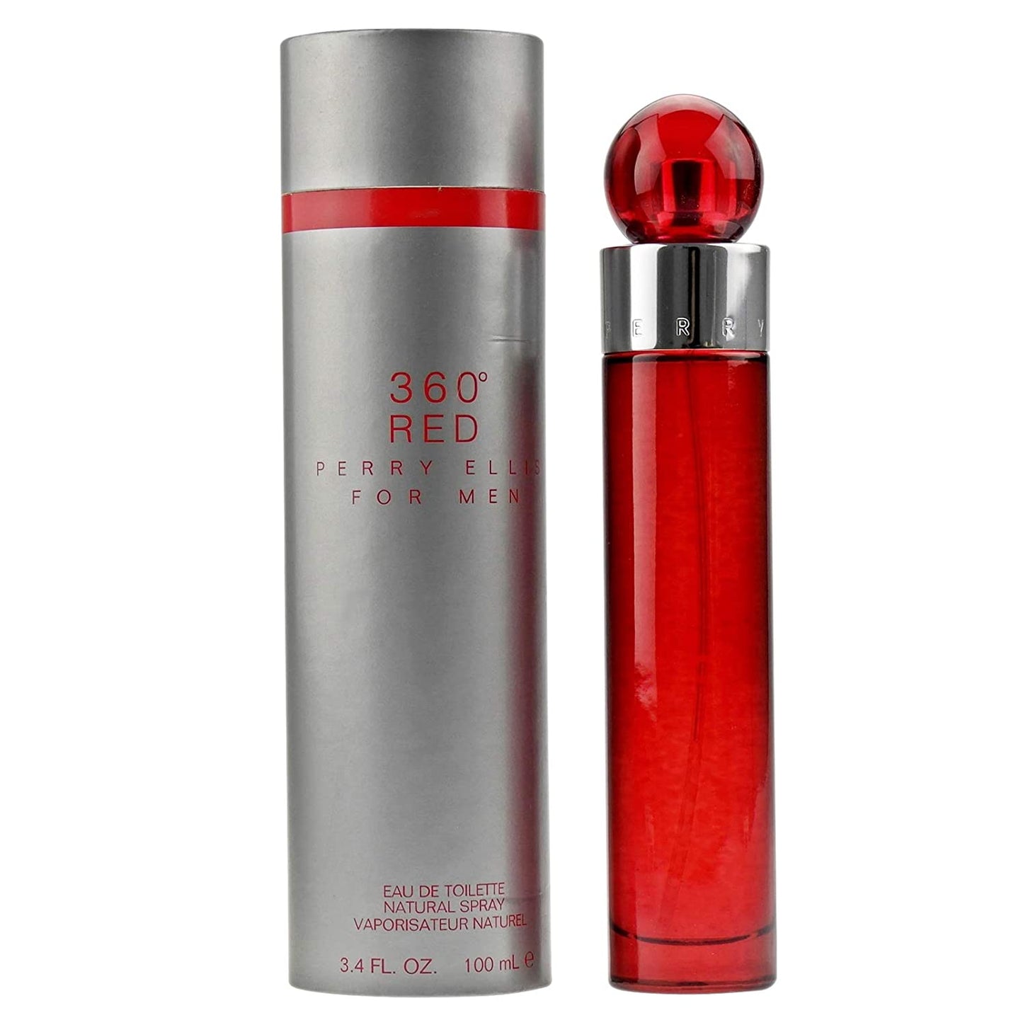 Perry Ellis 360 Red by Perry Ellis Men 3.4 oz Eau de Toilette Spray | FragranceBaba.com