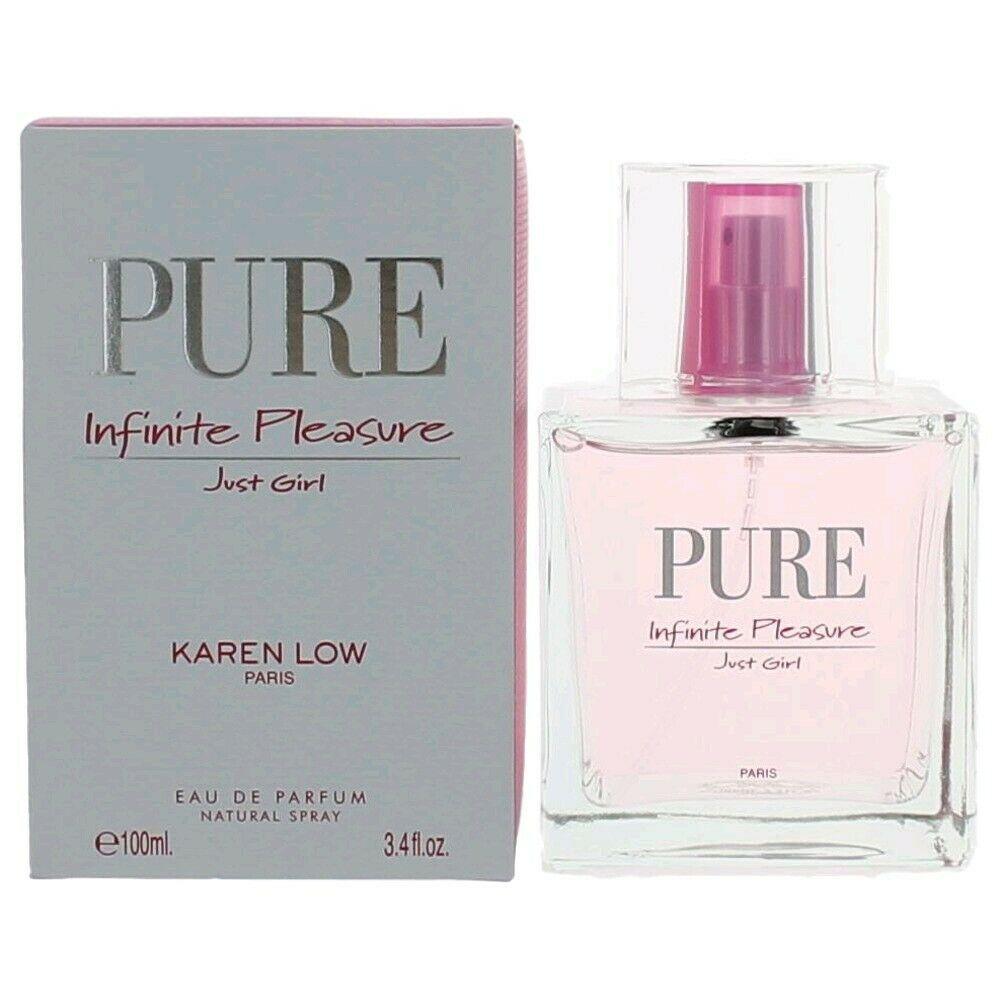 Karen Low Pure Infinite Pleasure Just Girl 3.4 oz Eau de Parfum Spray for Women