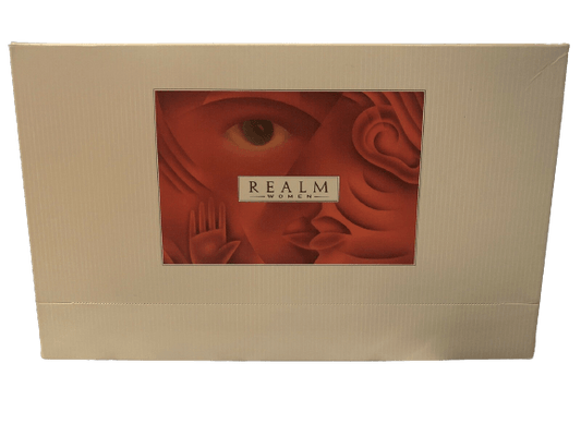 Realm Erox 4 Pc Gift Set (1.7 oz Eau de Toilette Spray + 1.7 oz Body Lotion + 14 g Body Talc + 4.6 mL Eau de Toilette Mini) for Women