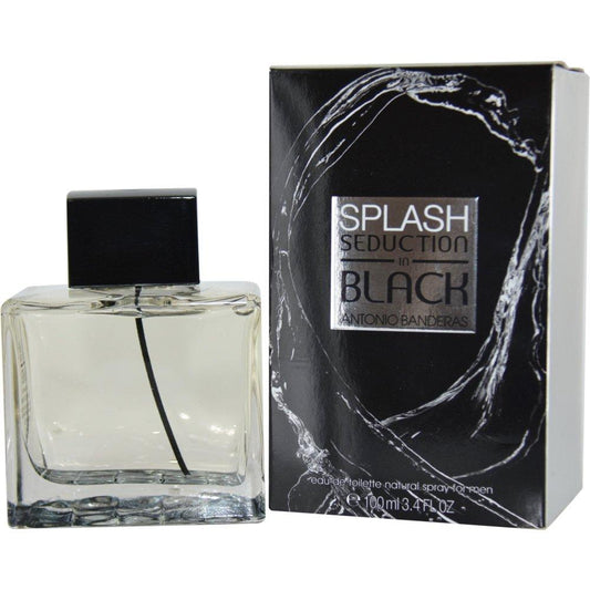 Antonio Banderas Seduction In Black Splash 3.4 oz Eau de Toilette Spray for Men