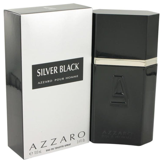Azzaro Silver Black by Azzaro Men 3.4 oz Eau de Toilette Spray | FragranceBaba.com