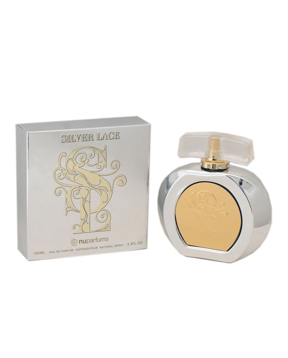 Nu Parfums Silver Lace Perfume for Women 3.4 oz Eau de Parfum Spray