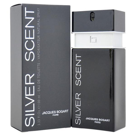 Jacques Bogart Silver Scent Cologne for Men 3.4 oz Eau de Toilette Spray