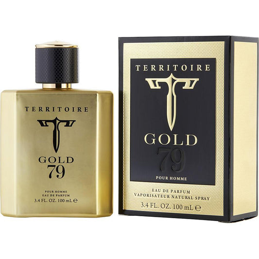 YZY Territoire Gold 79 3.4 oz Eau de Parfum Spray for Men