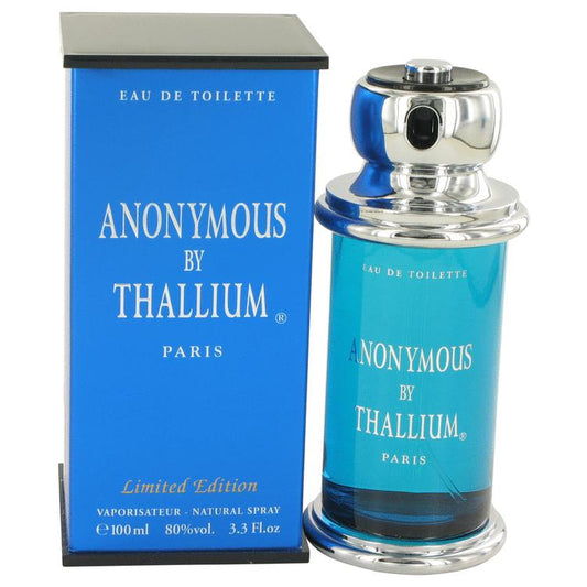 Thallium Anonymous 3.4 oz Eau de Toilette Spray for Men