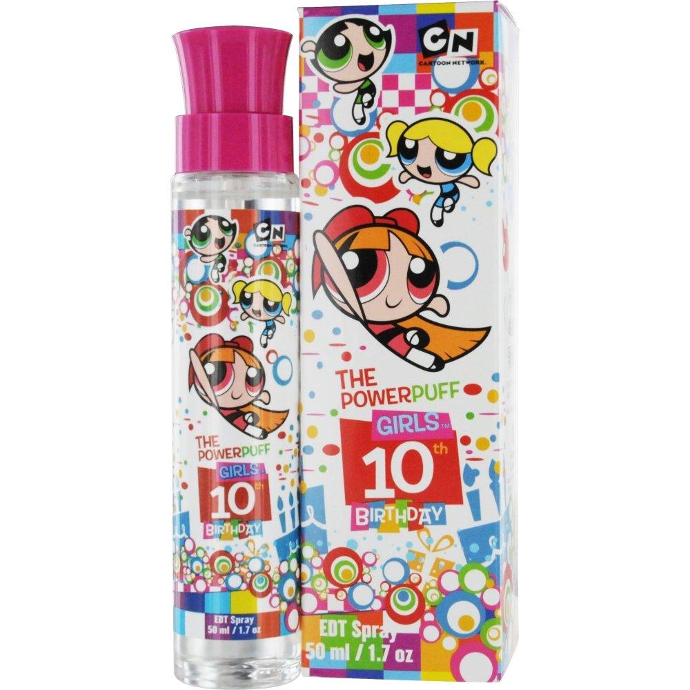 Warner Bros The Powerpuff Girls 10th Birthday Perfume for Kids 1.7 oz Eau de Toilette Spray