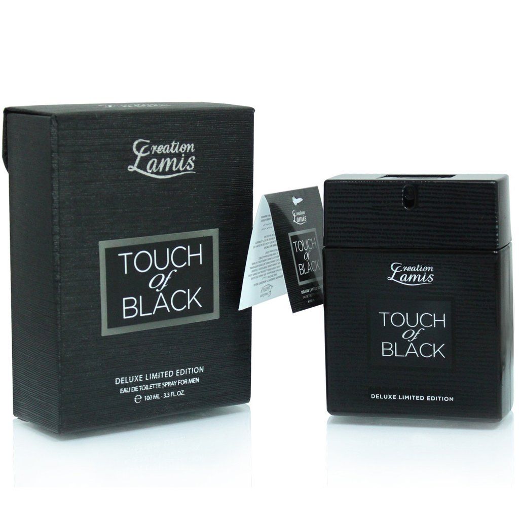 Creation Lamis Touch of Black Deluxe Limited Edition Cologne for Men 3.3 oz Eau de Toilette Spray