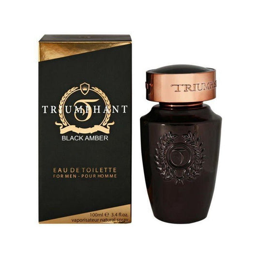Triumphant Black Amber 3.4 oz Eau de Toilette Spray for Men