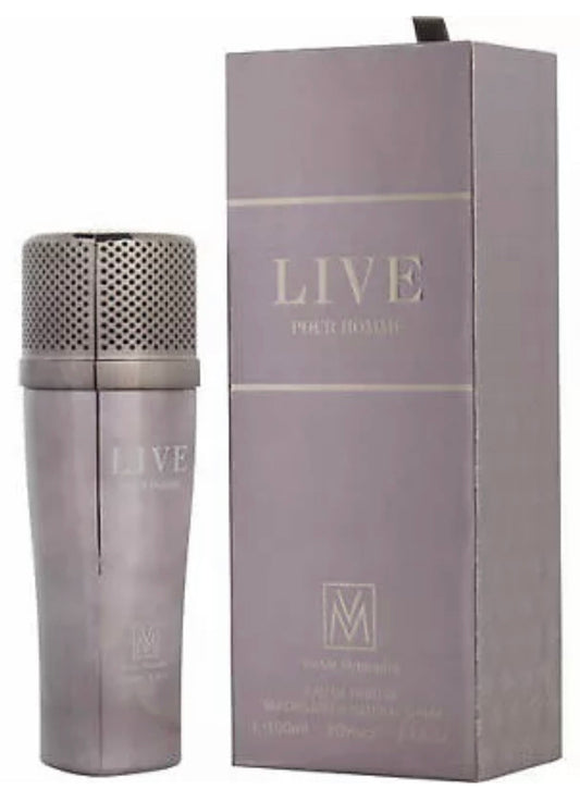 Victor Manuelle Live 3.4 oz Eau de Parfum Spray for Men