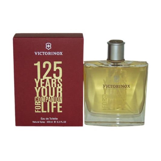 Victorinox 125 Years Your Companion 3.4 oz Eau de Toilette Spray for Men