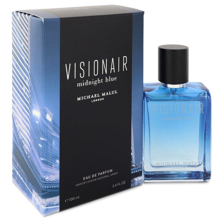 Michael Malul Visionair Midnight Blue Cologne for Men 3.4 oz Eau de Parfum Spray