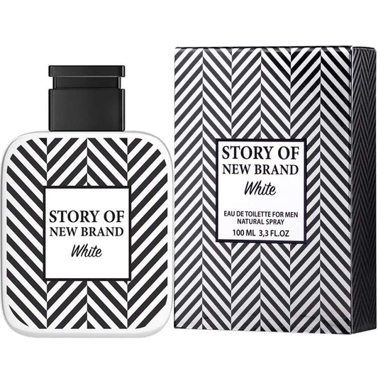 New Brand White 3.4 oz Eau de Toilette Spray for Men