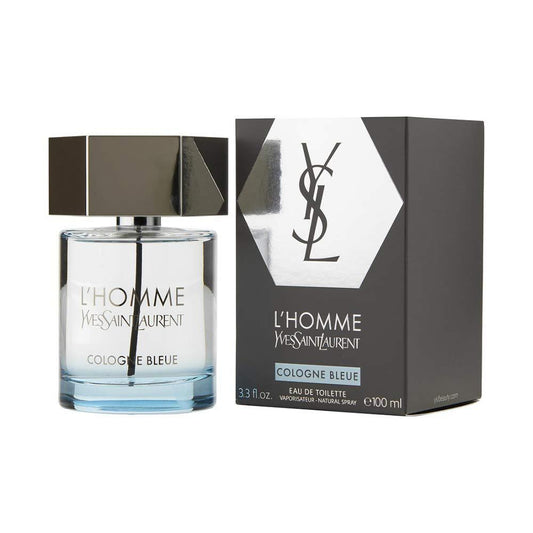 Yves Saint Laurent YSL L'Homme Cologne Bleue 3.3 oz Eau de Toilette Spray for Men